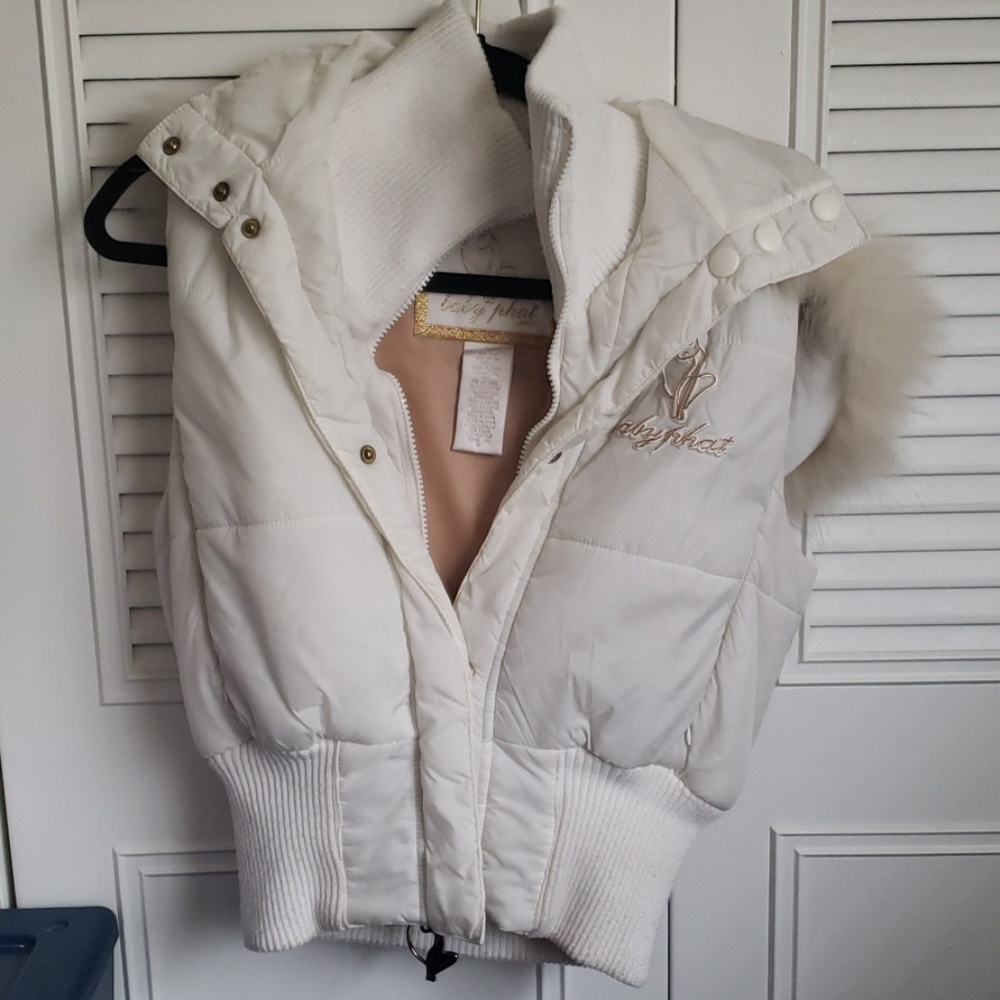 Women's White Baby Phat Vest